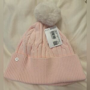 Lululemon Cable Knit Pom Beanie